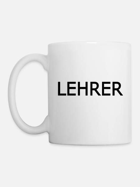 Lehrer - Tasse - Weiß