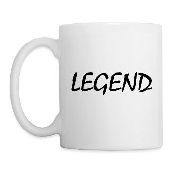 Legend - Tasse - Weiß - Links