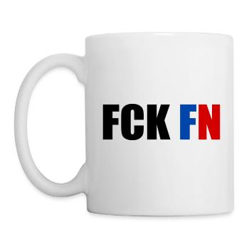Fck fn - Mug blanc - blanc - Gauche
