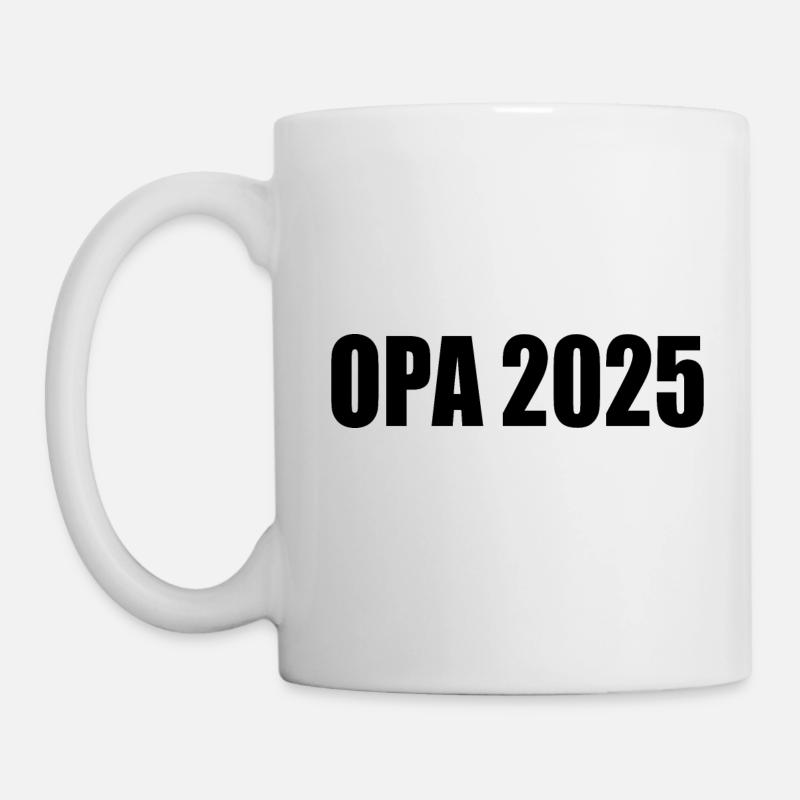 Opa 2025 - Tasse - Weiß