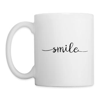 SMILE - Tasse - Weiß - Links