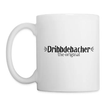 Dribbdebach. Sachsenhausen. Frankfurt. Zuhause! - Tasse - Weiß - Links