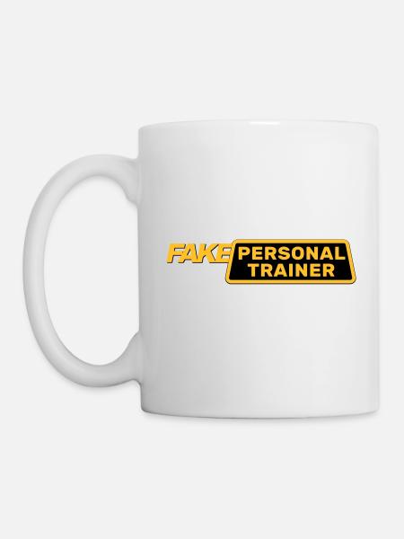 FAKE PERSONAL TRAINER (fake taxi) - Mug - white