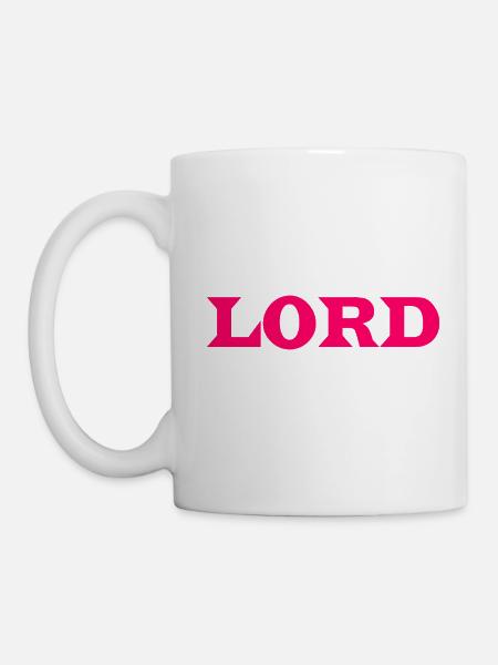 Lord - Motiv zum personalisieren - Tasse - Weiß