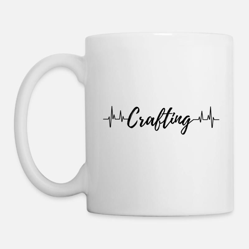Crafting Heartbeat - Mug - white