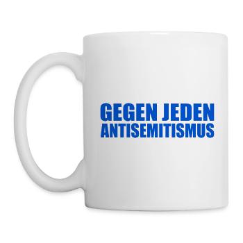 Gegen jeden antisemitismus - Tasse - Weiß - Links