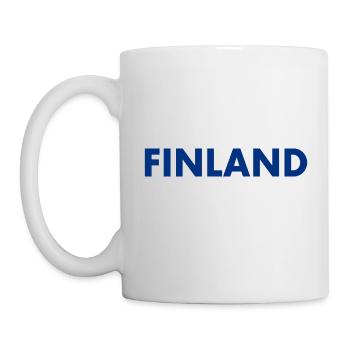 Finnland - Tasse - Weiß - Links