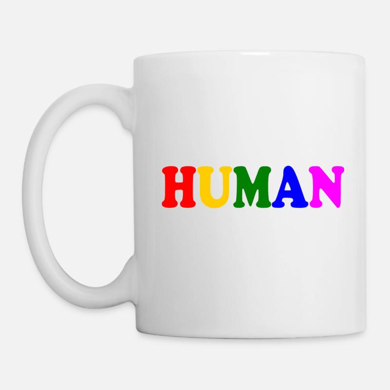 Human - Tasse - Weiß