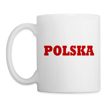POLEN POLNISCHE FLAGGE - Tasse - Weiß - Links