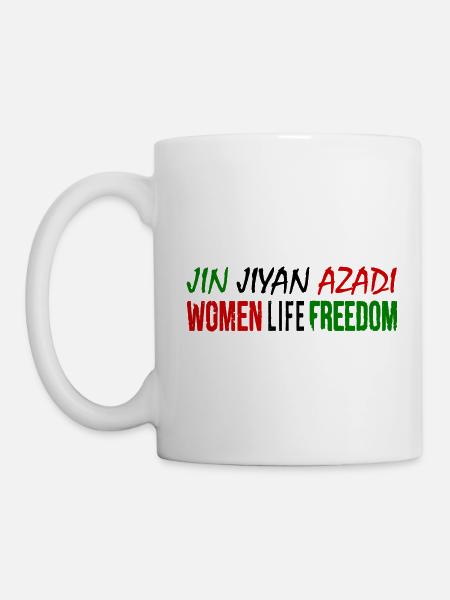 Women life freedom jin jiyan azadi - Tasse - Weiß