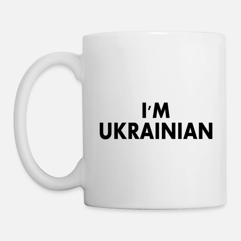 Im ukrainian - Mug blanc - blanc