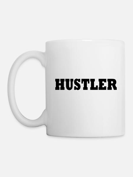 Hustler - Tasse - Weiß