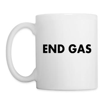End gas - Tasse - Weiß - Links