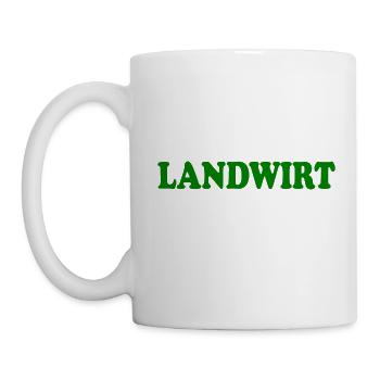 Landwirt - Tasse - Weiß - Links