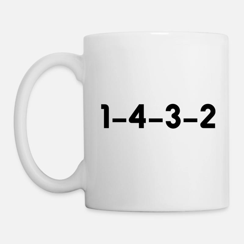 Zündfolge Vierzylinder-Boxermotor - Tasse - Weiß