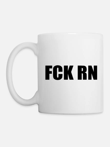 Fck rn - Tasse - Weiß