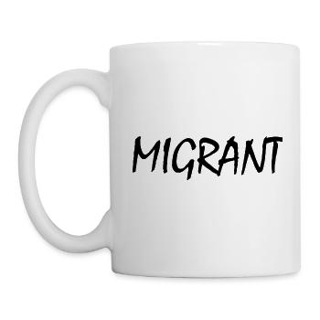 Migrant - Mug blanc - blanc - Gauche