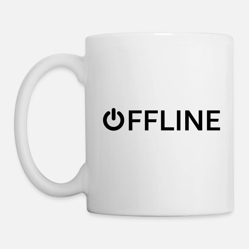 hors ligne - Mug blanc - blanc