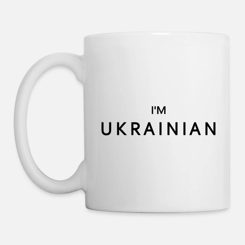 Im ukrainian - Mug blanc - blanc