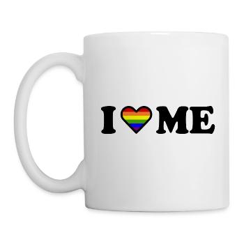 I love me - Tasse - Weiß - Links