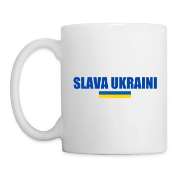 Slava ukraini - Tasse - Weiß - Links