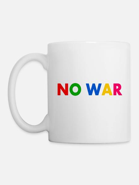 No war - Mug - white