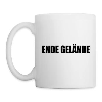 Ende gelände - Tasse - Weiß - Links