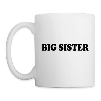 Big sister - Tasse - Weiß - Links