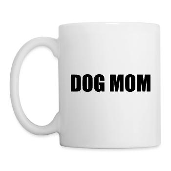 Dog mom - Tasse - Weiß - Links