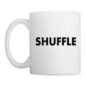 Shuffle - Mug blanc - blanc - Gauche