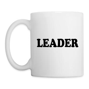 Leader - Tasse - Weiß - Links