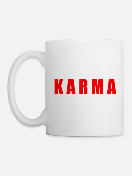 Karma - Tasse - Weiß