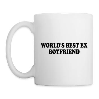 world's best ex boyfriend - Mug blanc - blanc - Gauche