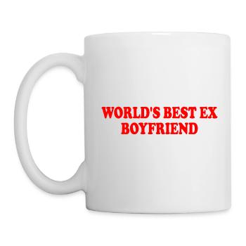 world's best ex boyfriend - Mug blanc - blanc - Gauche