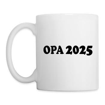Opa 2025 - Tasse - Weiß - Links