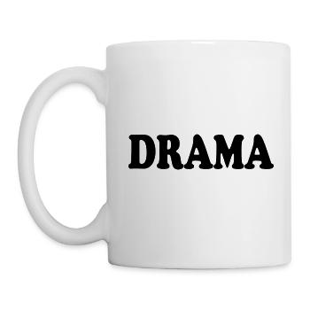 Drama - Tasse - Weiß - Links
