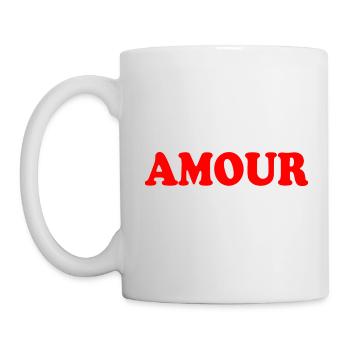 Amour - Mug blanc - blanc - Gauche