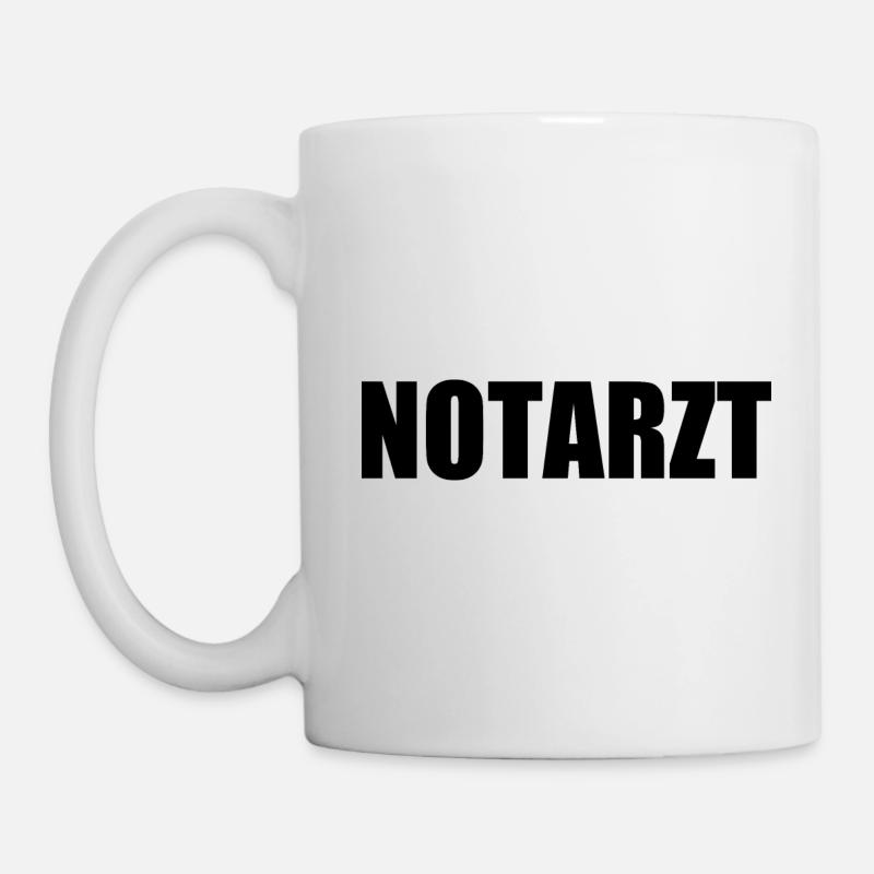Notarzt - Tasse - Weiß
