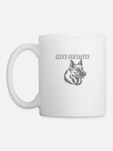 Alle Hunde Herder - Tasse - Weiß