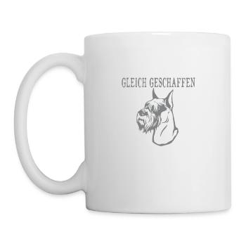 Alle Hunde Schnauzer - Tasse - Weiß - Links
