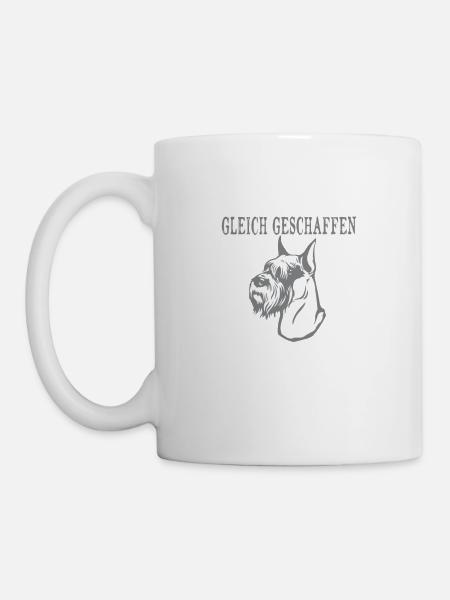 Alle Hunde Schnauzer - Tasse - Weiß