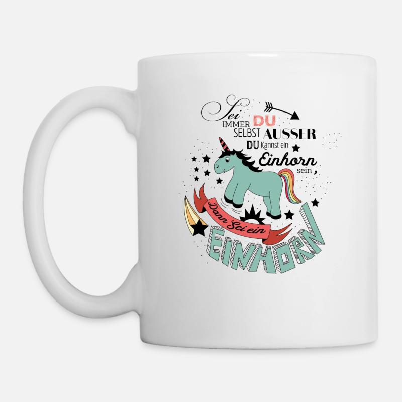 Einhorn - Tasse - Weiß
