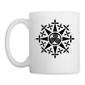 Bretagne Hermines - Mug blanc - blanc - Gauche