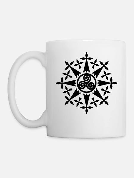 Bretagne Hermines - Mug blanc - blanc