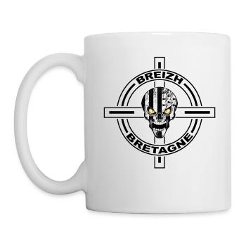 Breizh celtic cross - Mug blanc - blanc - Gauche