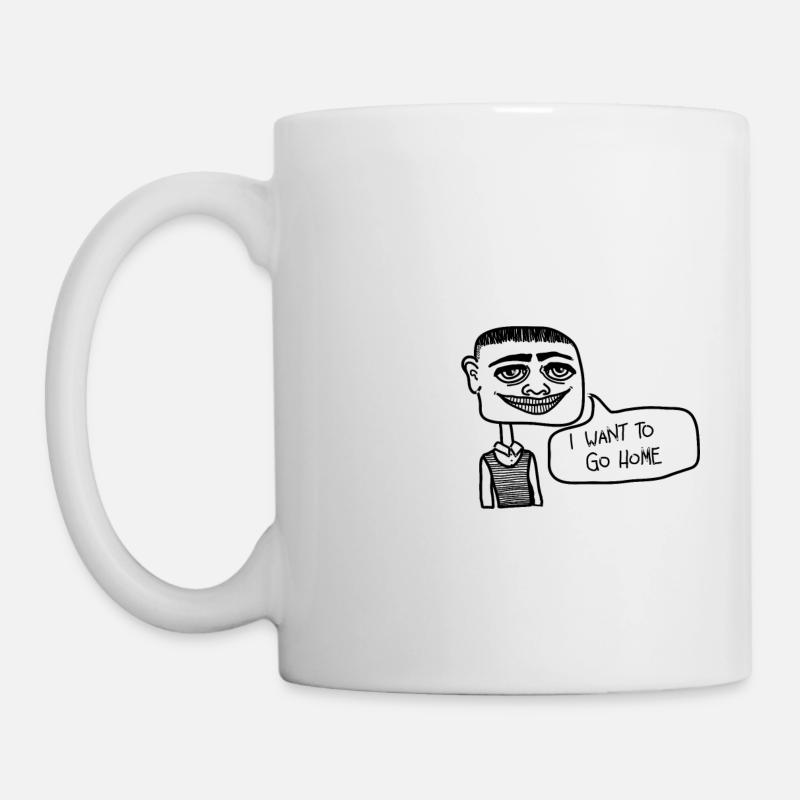 iwanttogohome - Tasse - Weiß