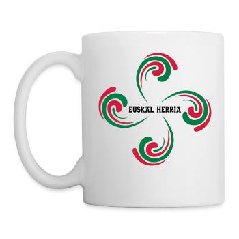 Croix Basque - Mug blanc - blanc - Gauche