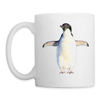 doux pingouin - Mug blanc - blanc - Gauche