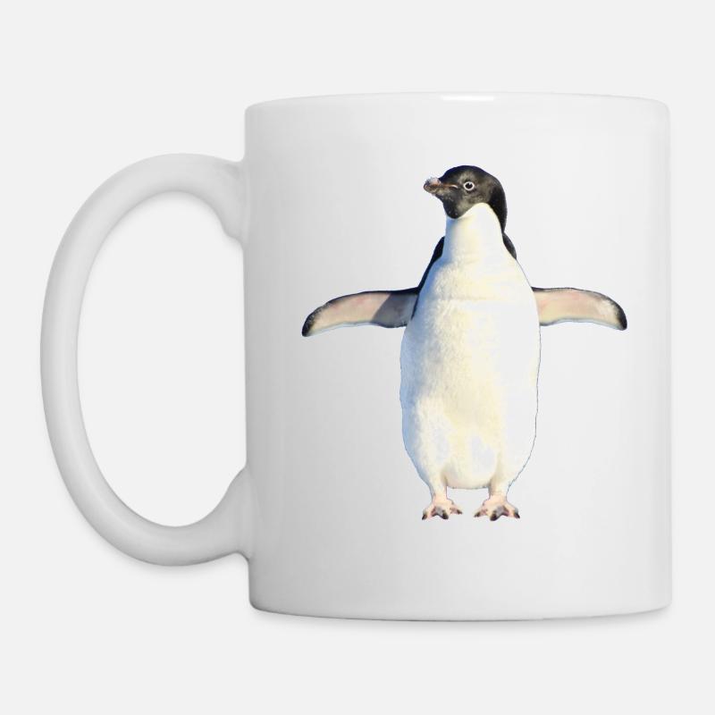 doux pingouin - Mug blanc - blanc
