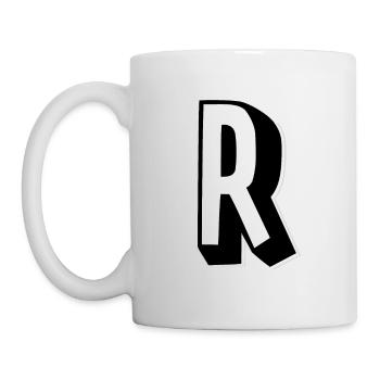 Letter R – Alphabet R - Mug - white - Left
